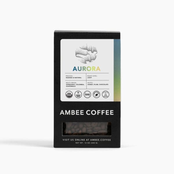 Aurora – 12oz Organic Whole Bean Coffee Box