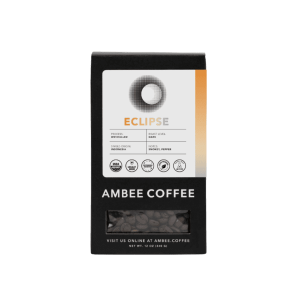 Eclipse Orgnaic Indonesian Dark Roast Whole Bean Coffee