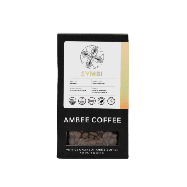 Symbi – 12oz Organic Whole Bean Coffee Box